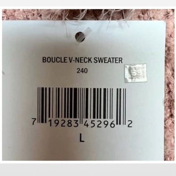 New Large Peachy Pink Chunky Knit Sweater - Picture 16 of 16